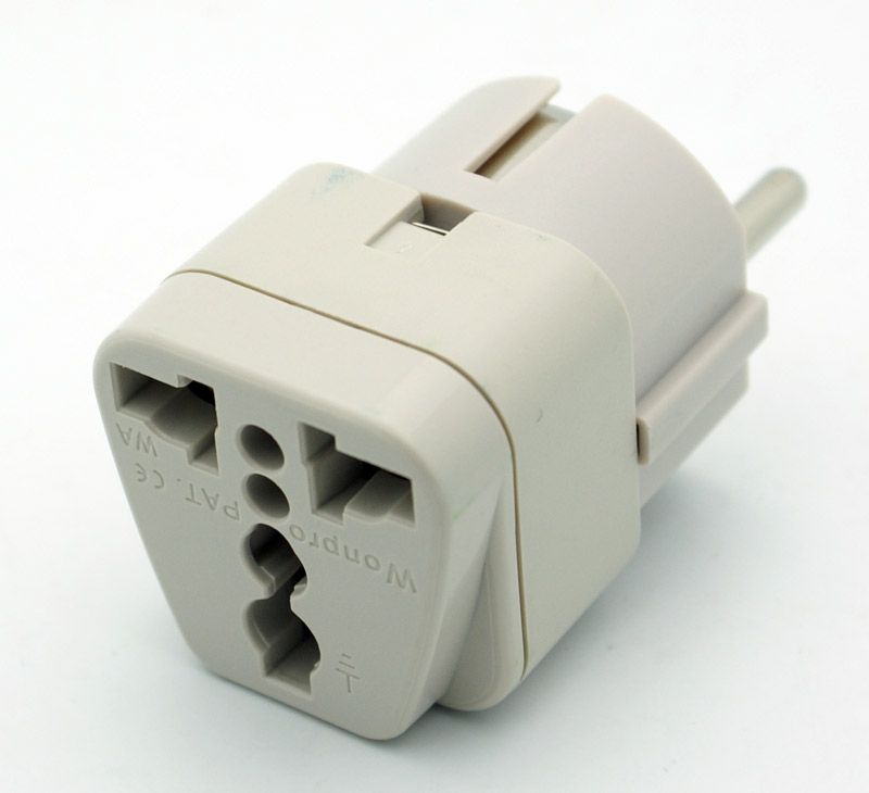Adaptor  Alimentare UK - Schuko, alb, 10A