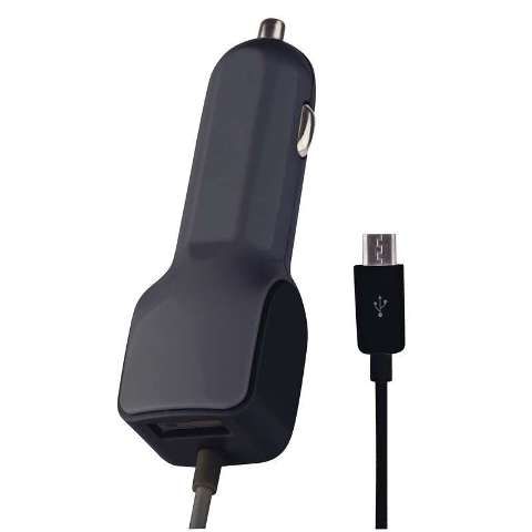 Car power supply from 12V/24V to 5V 2.1A microUSB + USB connector, 1.2m cable
- max. 3.1A
Packaging: bulk 1 pc.
