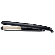 Placa de indreptat parul Remington Ceramic Slim S1510, Invelis ceramic, Temperatura 220 ºC, Negru