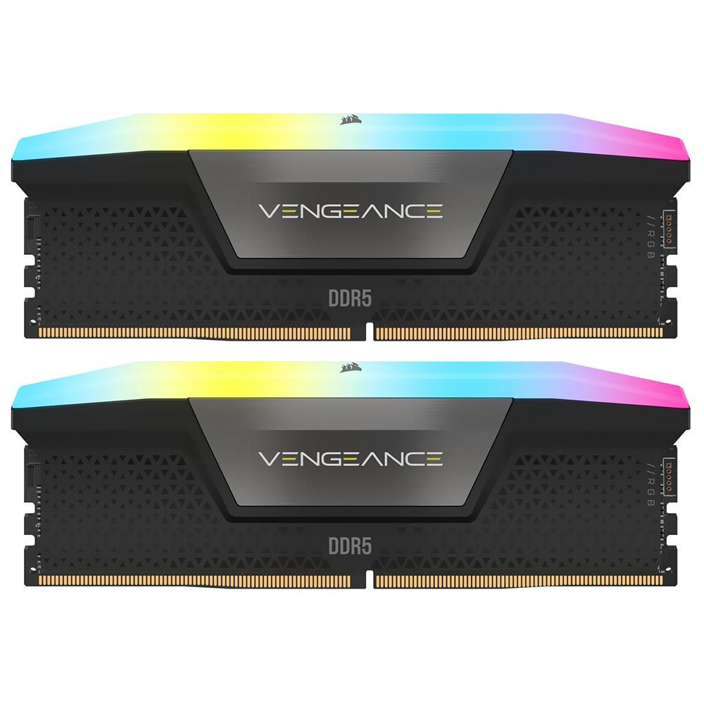 Memorie Corsair Vengeance 32 GB DDR5 6200 MHz CL36, kit 2 x 16 GB, XMP 3.0, Negru, RGB