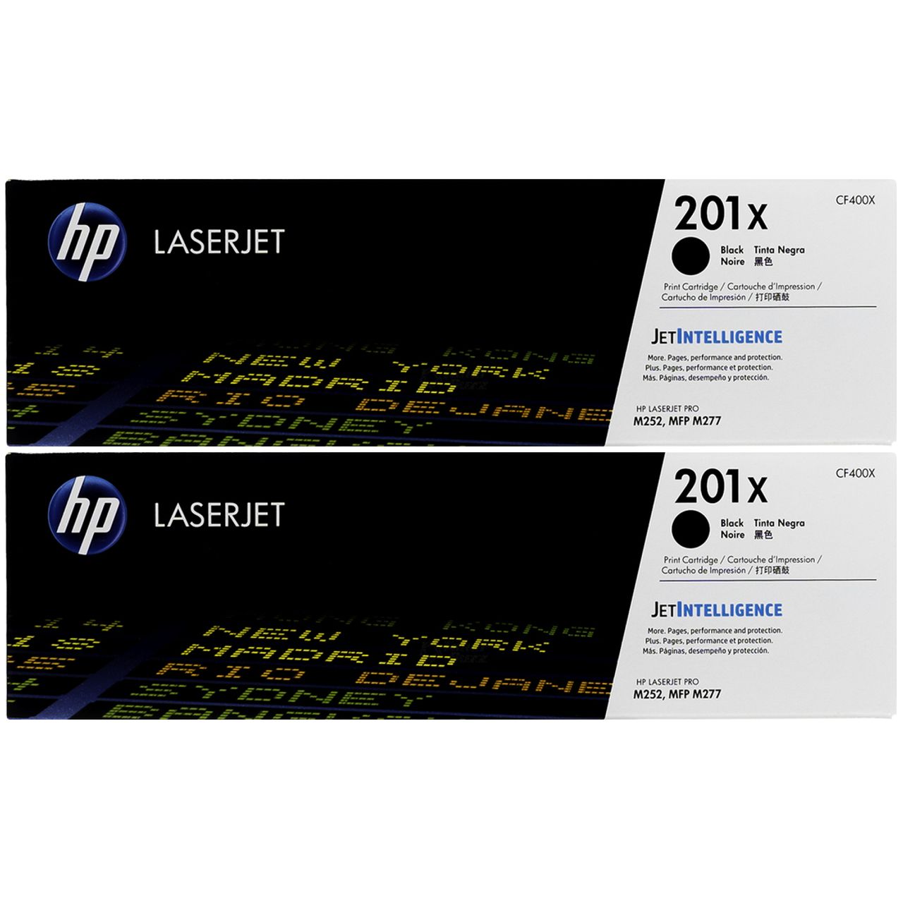 Cartus toner HP CF400XD ,Negru ,2x2.800 pagini ,Original (201x)