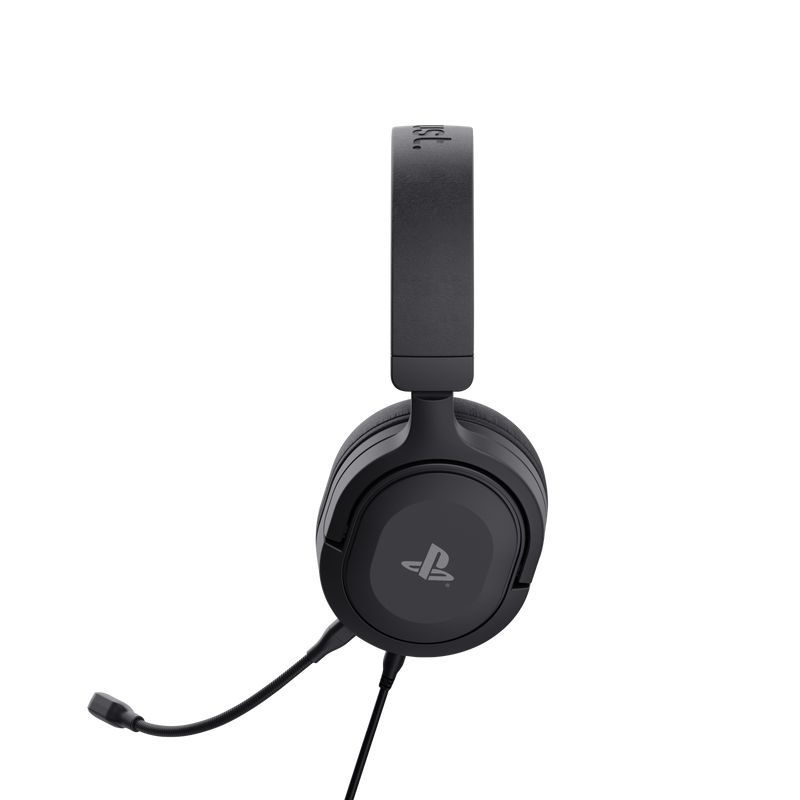 Trust casti cu micrf. GXT 498 Forta PS5 Control   Remote control on earcap Controls on earcap yes Controls microphone mute, volume control LED indicators no  Connection type wired Bluetooth no Cables included3.5mm audio cable Connector type 3.5mm Connector stylestraight Cable style round Cable