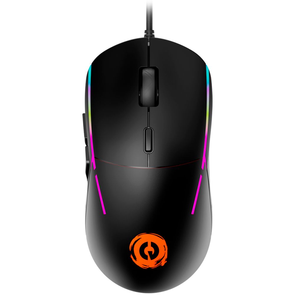 CANYON Shadder GM-321, Optical gaming mouse, Instant 725F, ABS material, huanuo 5 million cycle switch, 1.65M braided cable with magnet ring, weight: 100g, Size: 126*63.4*39.7mm, Black