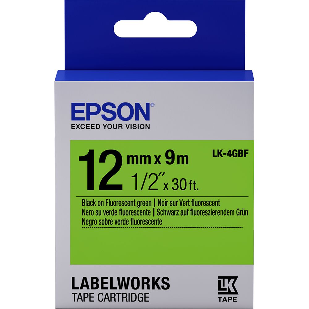 Epson Label Cartridge Standard LK-2WBN Black/White 6mm (9m)