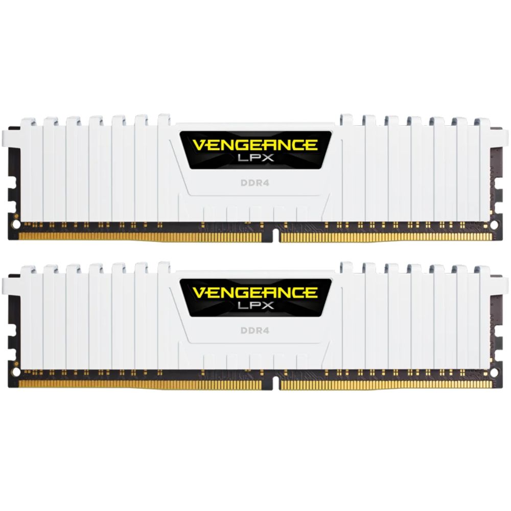 Memorie Corsair Vengeance LPX 32 GB DDR4 3200 MHz CL16, kit 2 x 16 GB, XMP 2.0, Alb