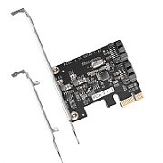 PCI-Express Gigabit, 2x SATA 6G port, Chipset Jmicron JMB582