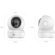 Camera supraveghere video WIFI Pan & Tilt Ezviz CS-H6C-R101-1G2WF Senzor: F2.4 @ 1/3   Progressive Scan CMOS Rezolutie: 1080p, 1920 × 1080 Lentila: 4 mm, viewing angle: 85° (Diagonal),  75° (Horizontal), 45° (Vertical) IR 30M Digital WDR Compresie Video: H.264 Slot card microSd pana 255GB