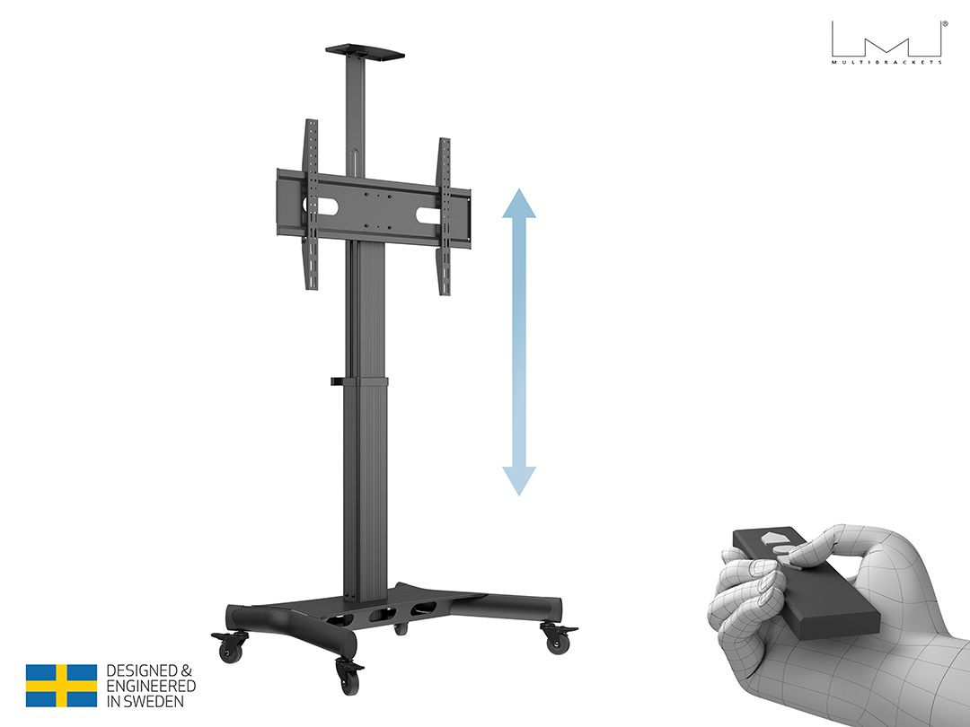 Stand TV mobil motorizat cu suport camera Multibrackets MB-5834, 32 -75 , max. 60kg
