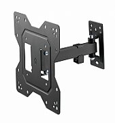 Suport TV de perete Serioux, TV68-221, compatibilitate  dimensiune ecran: 23 -43 , compatibilitate VESA:100x100, 100x200, 200x100, 200x200, greutate maximă suportata: 30kg, distanta fata de perete: 56~204mm, inclinare: ＋5°～-8°, pivotare: +90°~-90°