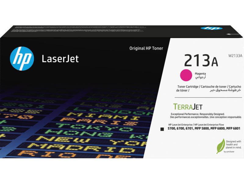 Cartus toner HP W2133A ,Magenta ,3000 pagini ,Original (213Am)