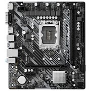 Placa de baza ASRock H610M-HDV/M.2 R2.0, socket 1700, 2x DDR4 UDIMM, 4x SATA, 1x NVMe, 10x USB-A, mATX