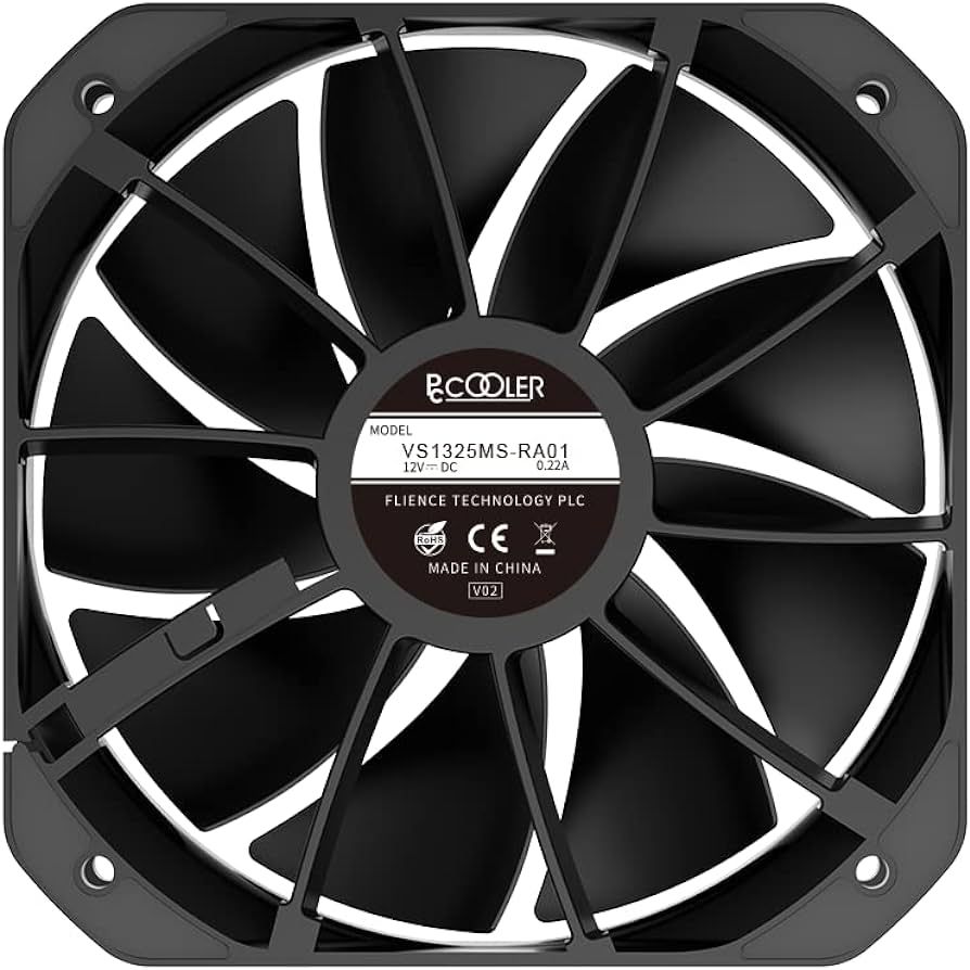 COOLER PCCOOLER, skt. universal, racire cu aer, vent. 130mm, 400 - 1600 RPM,  G6 BK  (timbru verde 0.8 lei)