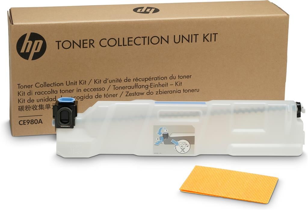 Recipient toner rezidual HP CE980A ,Negru ,150 000 pagini ,Original (CE980A)