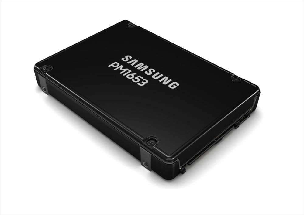 SSD server Samsung PM1653 3.84 TB, 2.5 inch, SAS 24G, V-NAND TLC, 1.0 DWPD