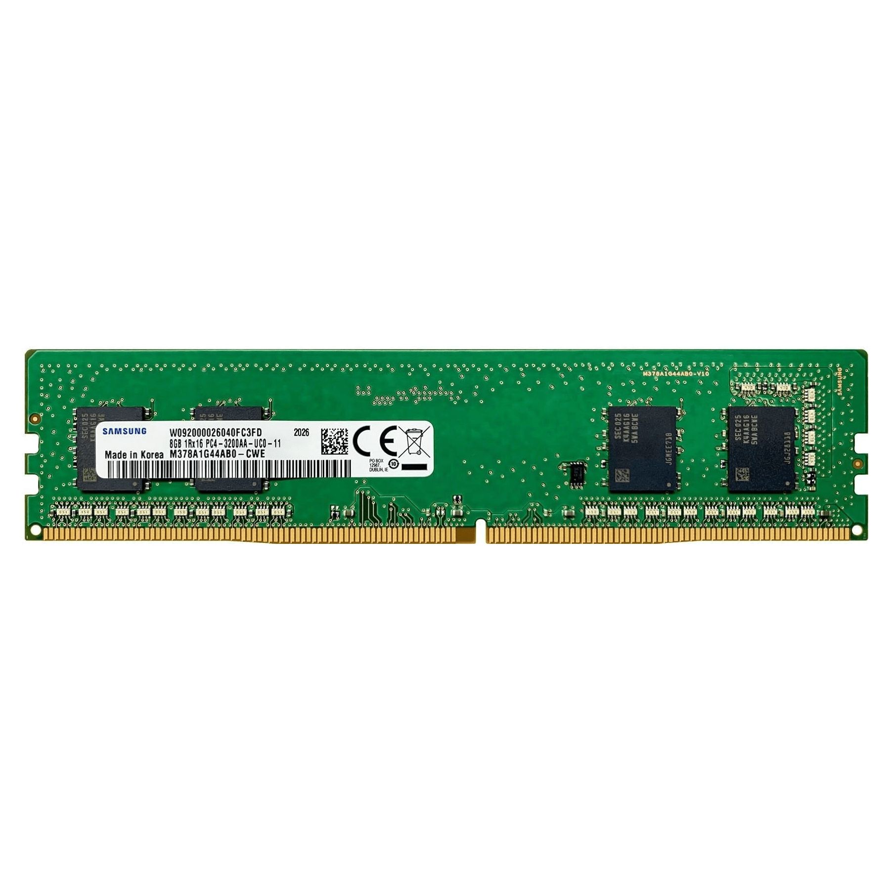 Memorie Samsung 8 GB DDR4 3200 MHz CL22, Verde