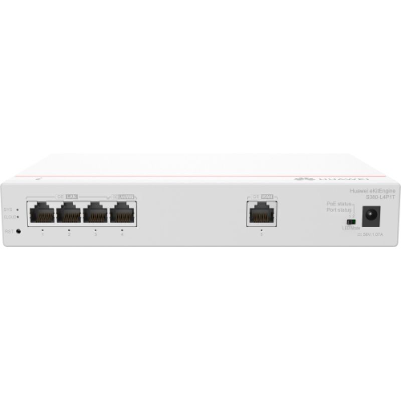 Huawei Gateway S380-L4P1T, 1*GE WAN, 4*GE LAN(PoE+, 50W)