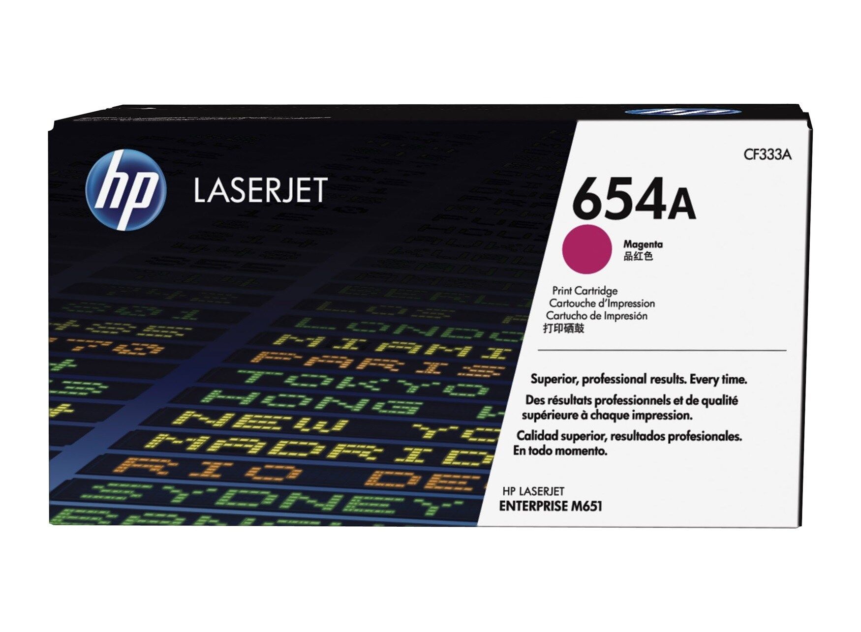 Cartus toner HP CF333A ,Magenta ,15 000 pagini ,Original (654A)