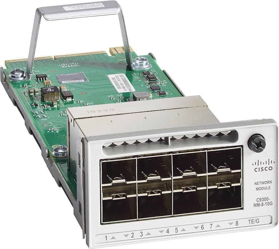 Cisco C9300-NM-8X= Network Switch Module 10 Gigabit Ethernet (C9300-NM-8X=)