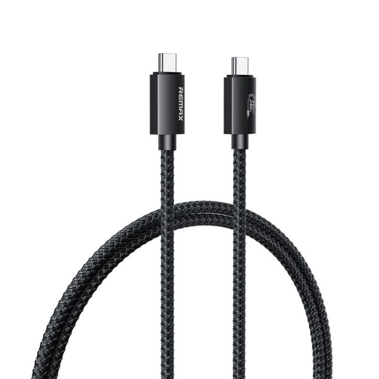 Cablu USB4.0 Type-C tata-tata de 1m, 40Gbps, RC-C039, Remax