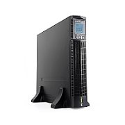UPS Green Cell UPS14, 3000 VA, 1800 W, cu management, on-line double-conversion, 6x C13, 2x RJ45, 12.0V/9.0Ah LCD, Tower/Rack 2U, Negru