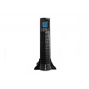 UPS Green Cell UPS14, 3000 VA, 1800 W, cu management, on-line double-conversion, 6x C13, 2x RJ45, 12.0V/9.0Ah LCD, Tower/Rack 2U, Negru