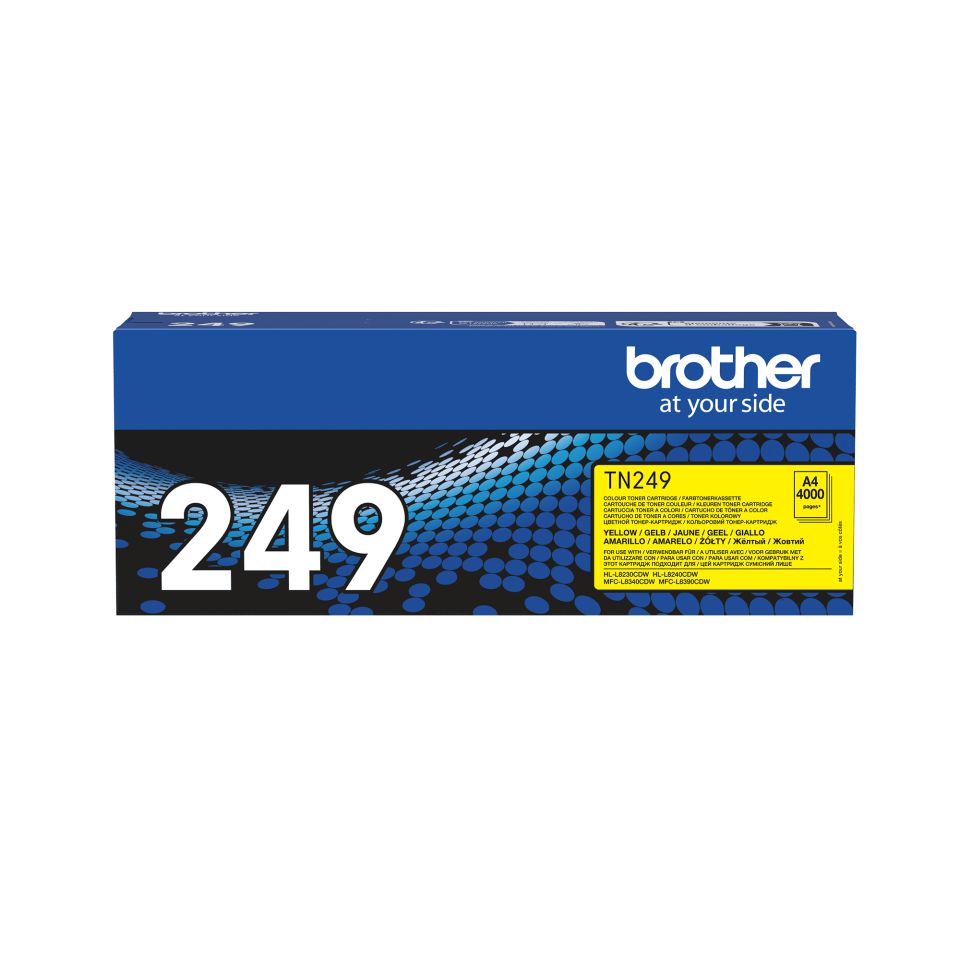 Cartus toner Brother TN249Y ,Galben ,4000 pagini ,Original (TN249Y)
