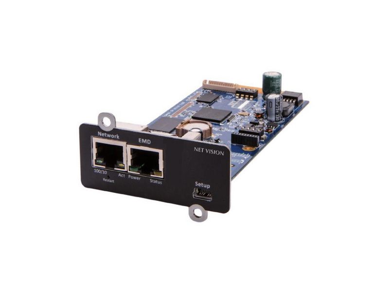NET VISION NET VISION CARD WEB/SNMP INTERFACE IPV4/IPV6 FOR SLOT