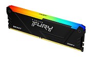Memorie Kingston FURY Beast 8 GB DDR4 3600 MHz CL17, XMP 2.0, Negru, RGB