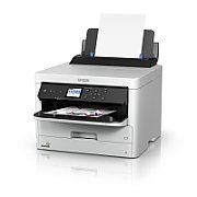 Epson imprimanta A4 Color WorkForce Pro WF-C529RDW, Tehnologie printare: PrecisionCore™, RIPS, FPO: 4.8s mono, 5.3s color, Viteza printare: 24ppm mono si color, Duplex, rezolutie:4.800 x 1.200 DPI, Volum maxim lunar: 50.000 pagini, Culori:Black, Cyan, Yellow, Magenta, Interfata: USB, Retea, WI-FI