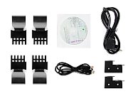 UPS Green Cell UPS13, 1000 VA, 900 W, cu management, on-line double-conversion, 6x C13, 2x RJ45, 12V/9Ah LCD, Tower/Rack 2U, Negru