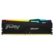 Memorie Kingston FURY Beast 16 GB DDR5 5600 MHz CL36, XMP 3.0 / EXPO, Negru, RGB