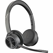 Poly Voyager 4320-M Microsoft Teams Certified Headset +BT700 dongle +Charging Stand 77Z32AA