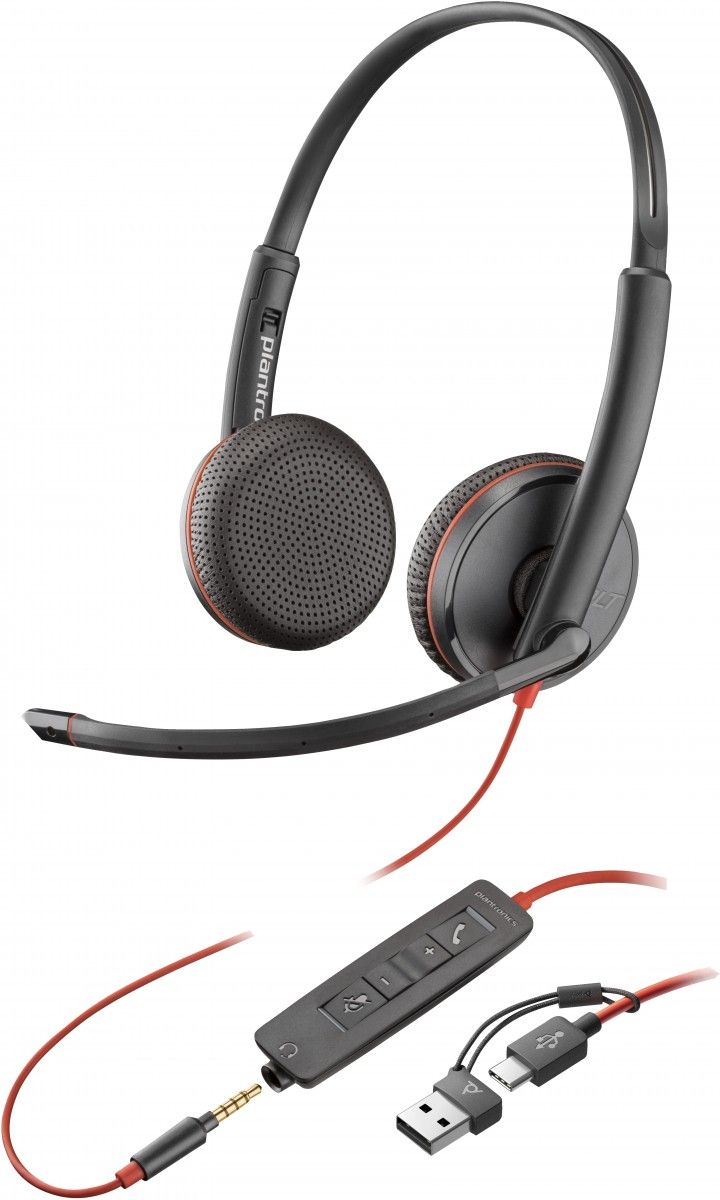 Poly BW 3225 USB-C HS +3.5mmP +USB-C/A