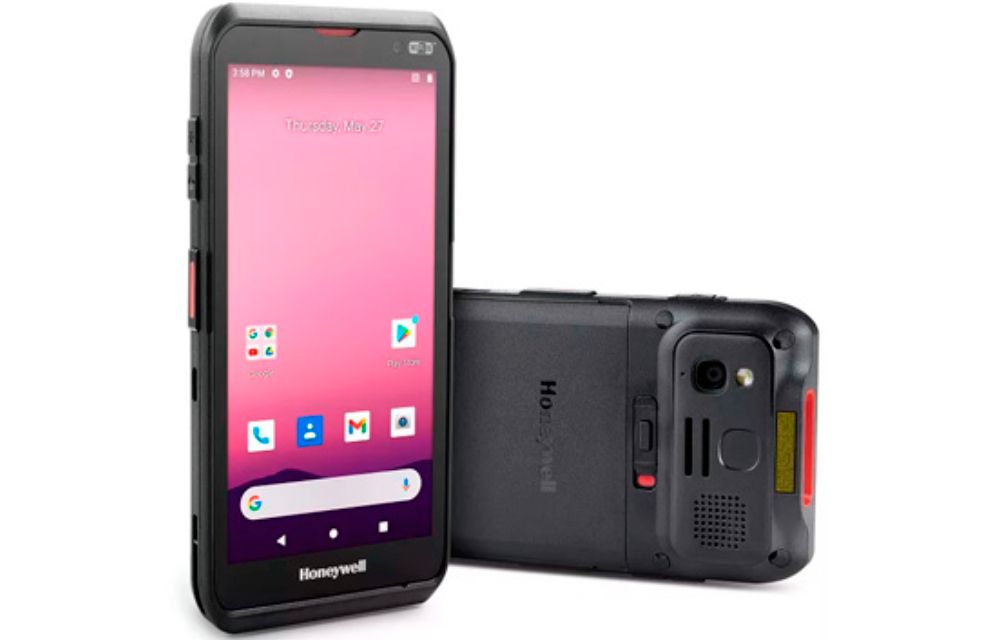 EDA57 (2 PIN), S0703, 5G WWAN & WLAN, Android 12 GMS, HD 1440 x 720, 8GB/128GB Memory, Cameras, NFC, Battery, includes USB-C cable