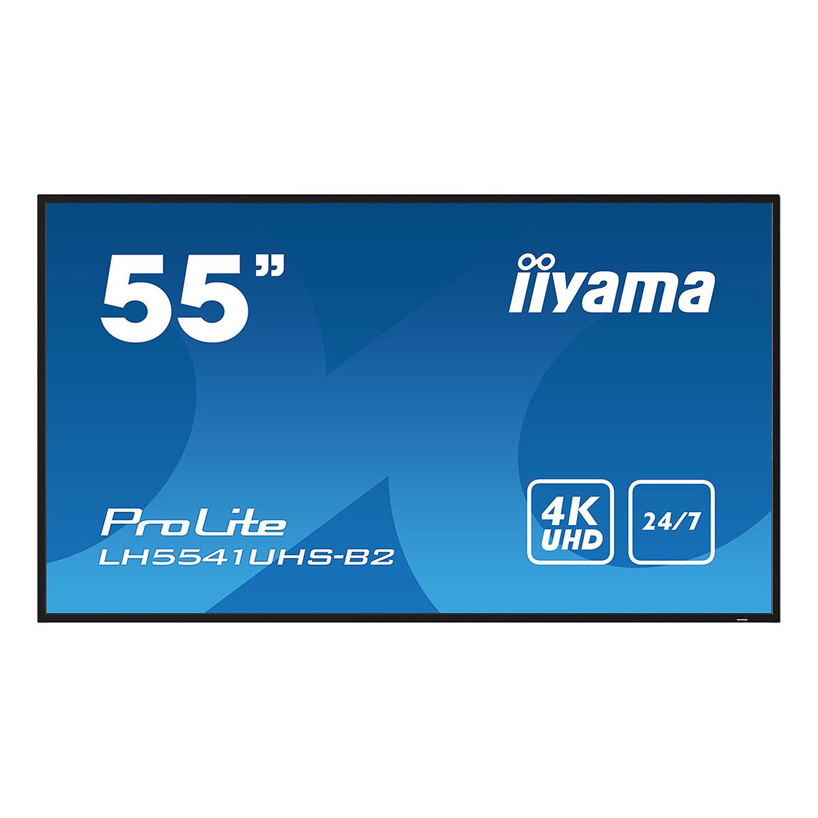 55IN 3840X2160 4K UHD IPS 1 HAZ/VGA HDMI 500CD/QM MEDIA PLAY USB