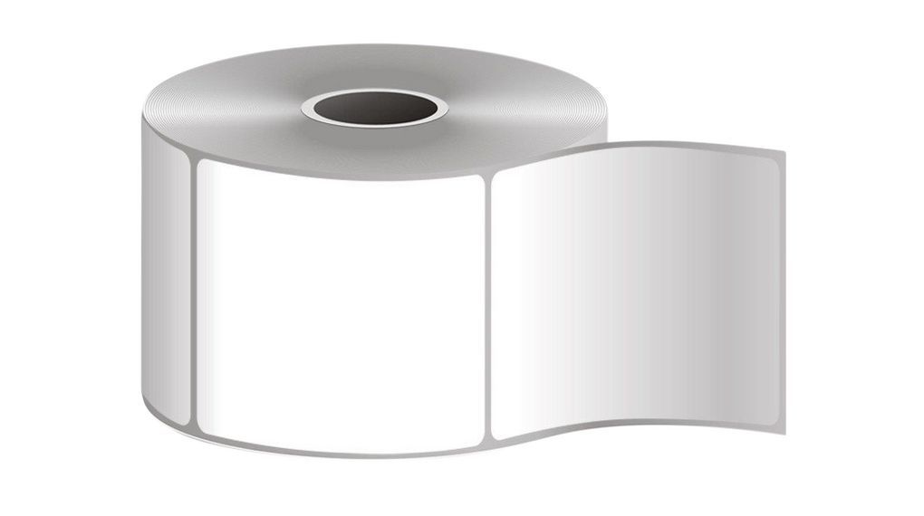 Label, Paper, 70x32mm Thermal Transfer, Z-Select 2000T, Coated, Permanent Adhesive, 25mm Core, Perforation
