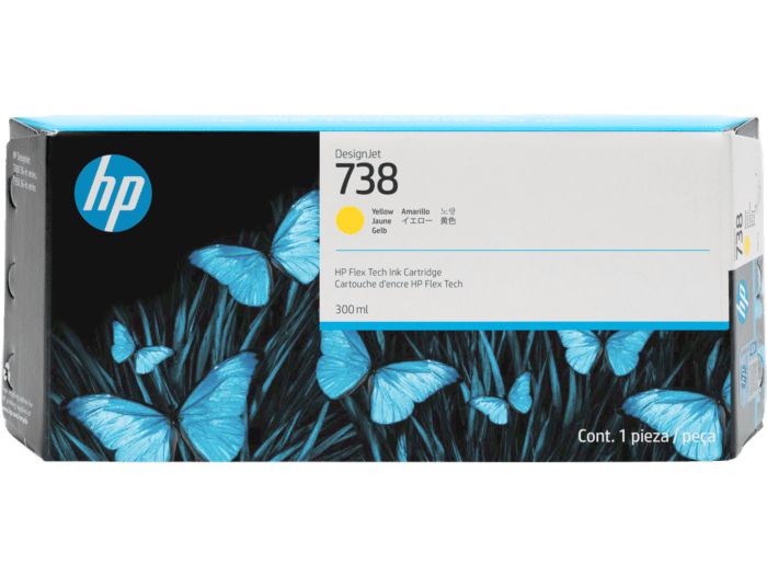 Cartus cerneala HP ,Galben ,300 ml ,Original (738y)