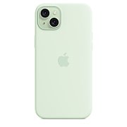 IPHONE 15 PLUS SILICONE CASE/WITH MAGSAFE SOFT MINT