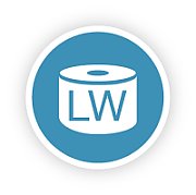 LW-LABELS 12X 50MM/WHITE 1X 220 PCS