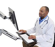 LX SIT-STAND WALLM KEYBOARD ARM/2.3KG LIFT 50.8CM 10Y WARRANTY
