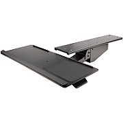UNDER DESK KEYBOARD TRAY/ADJUSTABLE W/ MOUSE PAD
