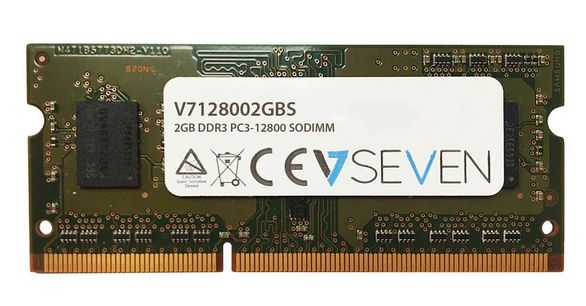Memorie laptop V7 V7128002GBS 2 GB DDR3 1600 MHz CL11
