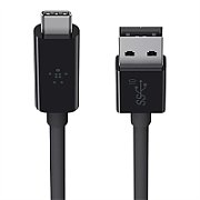 CABLE USB3.1/USB-C TO USB-A/UPTO 10 GBIT/S/ 3000MA/BLACK/1M