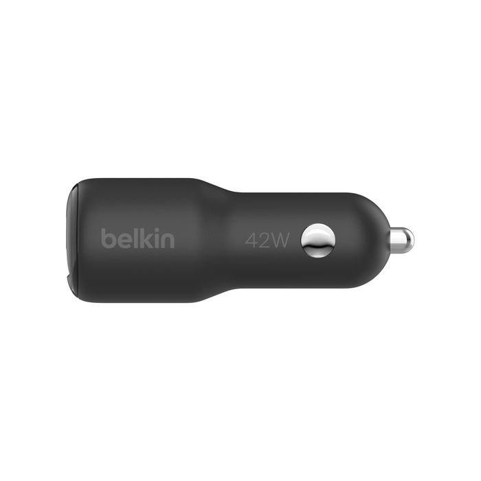 BOOSTCHARGE 42W - 30W USB-C PD/PPS + 12W USB-A CAR CHARGER