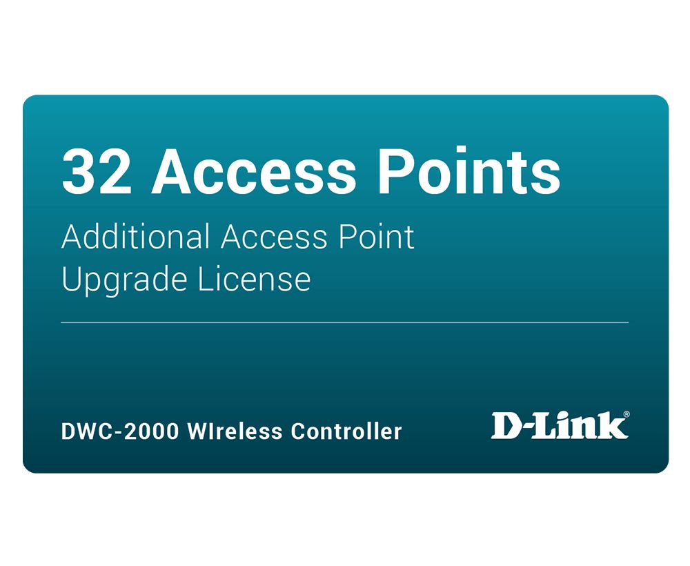 WIFI CONTROLLER DWC 2000 32AP/ADD LICS FOR 32 ACCESS POINTS IN