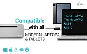 I-TEC USB-C ERGO 3X LCD DOCK/METAL ERGONOMIC 4K DOCK PD 100 W
