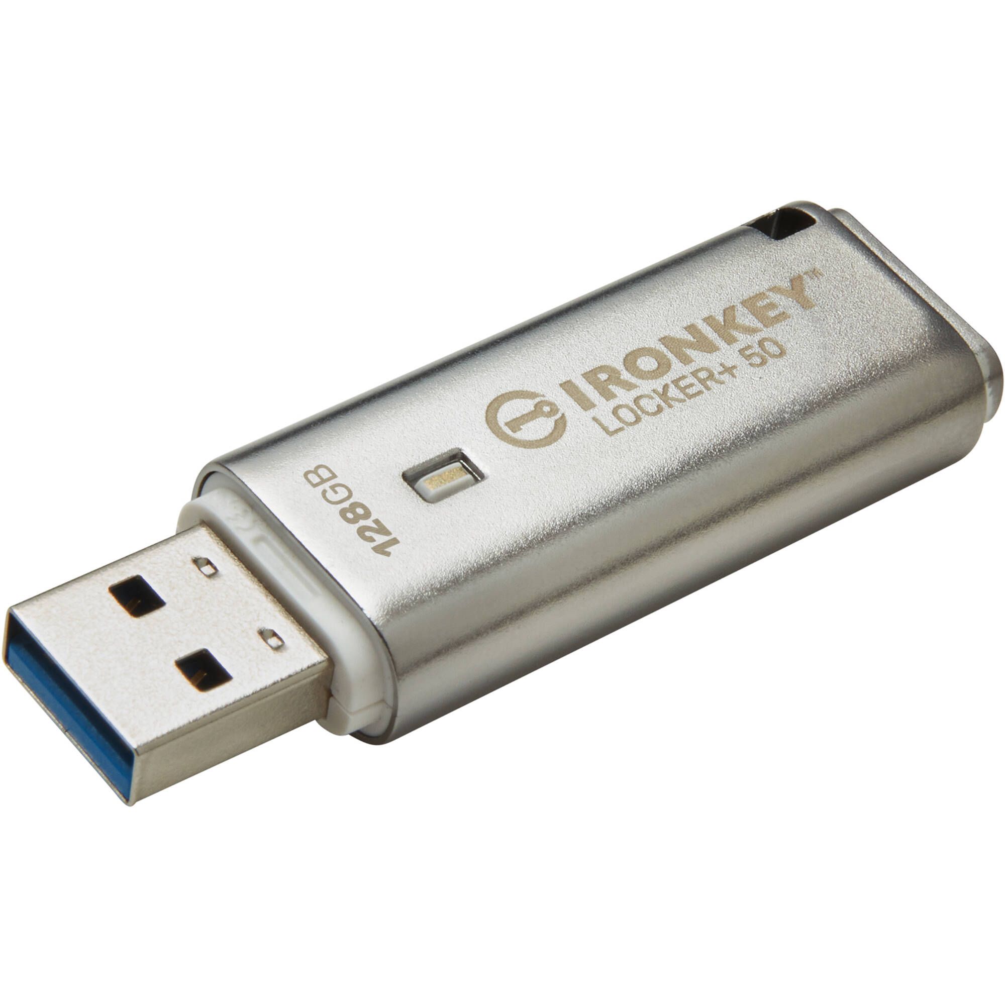 128GB USB 3.2 IRONKEY LOCKER+50/AES USB W/256BIT ENCRYPTION