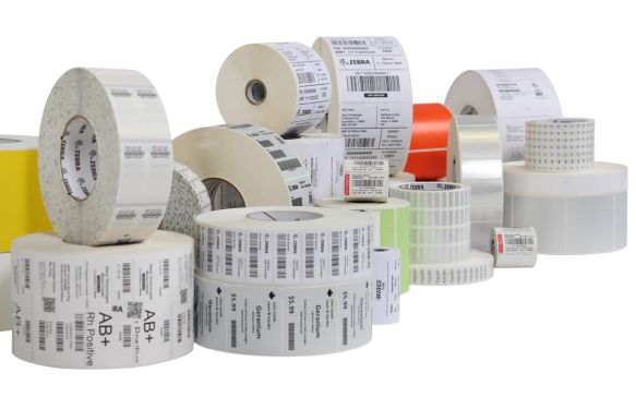 Wax Ribbon, 110mmx450m,1600 Economy Wax, 25mm core