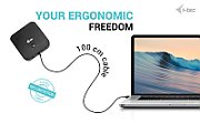I-TEC USB-C HDMI+2X DP CHARGER/I-TEC DOCK PD 100WCHARGER 112W