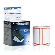 SLP-NR RED FRAME LABEL 54X70MM/161 LAB/ROLL 1 ROLL/BOX